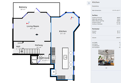 Real Estate Premium Floor Plan