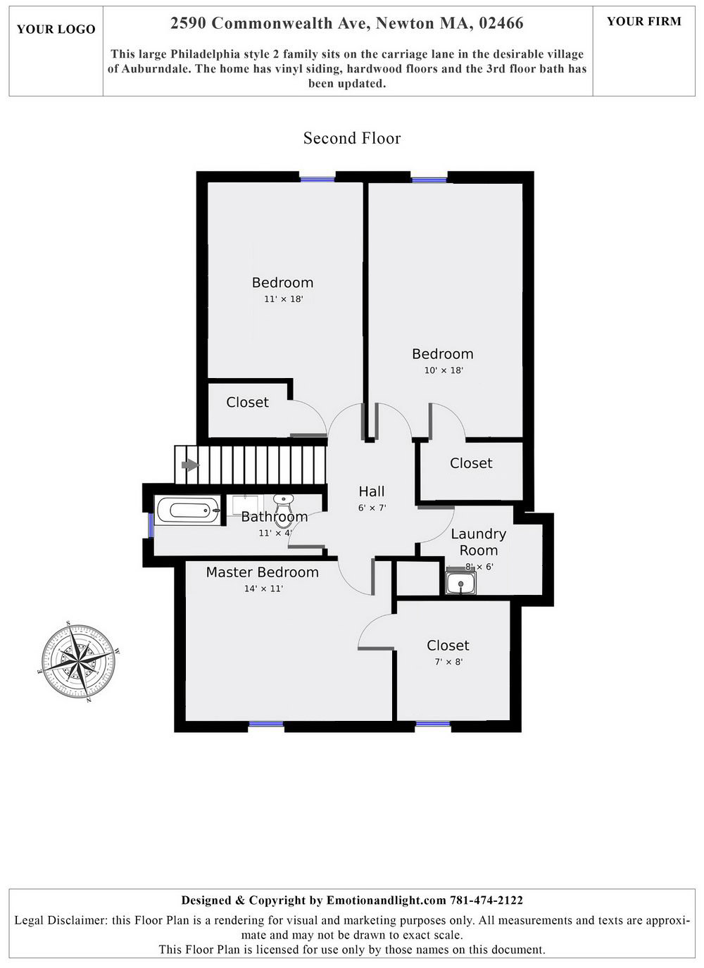 Real Estate Standard Floor Plan